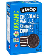 Savor Sandwich Cookies Chocolate Vanilla Organic
