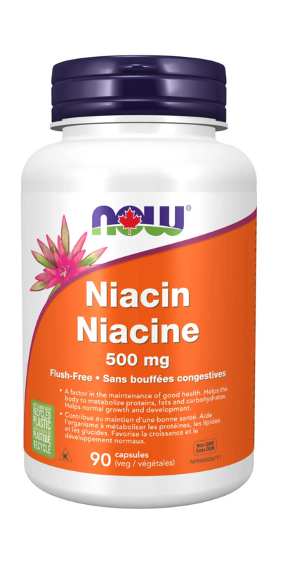 Niacin Flush-Free, 500mg (Double Strength) - 180 vcaps main image 0