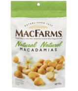 Noix de macadamia naturelles de MacFarms