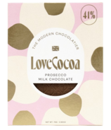 Barre de chocolat au lait Love Cocoa Prosecco 