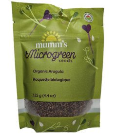 image of Mumm's Microgreen Seeds Organic Arugula Seeds with sku:331325