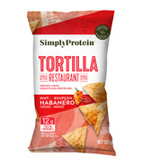 Simply Protein Restaurant Style Protein Tortilla Chips Indice de Habanero
