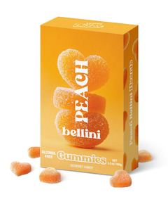 Vesper Bites Peach Bellini Hearts Gummies
