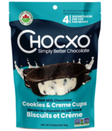 Chocxo Organic Dark Milk Chocolate Cookies & Creme Cups