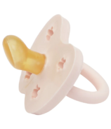 Hevea Natural Rubber Pacifier with Orthodontic Teat Powder Pink