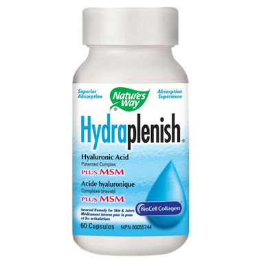 Nature's Way Hydraplenish Hyaluronic Acid With Msm / Nature's Way Hydraplenish Patented BioCell Collagen with ... - For a comprehensive nutritional supplement that goes a long way in promoting healthy joints, reach for hydraplenish® patented biocell collagen® with msm.