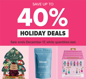Save up to 40% on Holiday Deals 