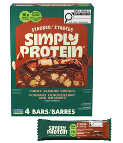 Simply Protein Stacked Bars Fudgy Almond