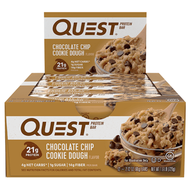Buy Quest Nutrition Protein Bar Chocolate Chip Cookie ...