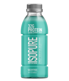 IsoPure Zero Carb Protein Drink Blue Raspberry