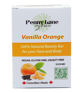 Penny Lane Organics barre de beauté 100 % naturelle vanille orange