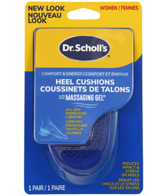 Dr. Scholl's Heel Cushions with Massaging Gel for Women