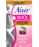 Nair Wax Ready-Strips with Skin Softening Cherry Oil