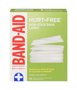 Band-Aid Hurt-Free Non-Stick Pads Large