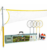 Franklin Sports Family Badminton et Volleyball Set