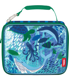 Thermos Soft Lunch Box with FLEX-A-GUARD Liner Ocean Pals Blue