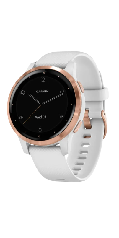 Garmin Vivoactive 4S White with Rose Gold