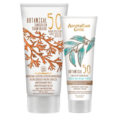 Australian Gold Botanical SPF 50 Mineral Sunscreen Face & Body Bundle from Canada at Well.ca - Free Shipping
