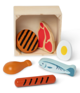 Melissa & Doug Wooden Food Groups Play Set Protein