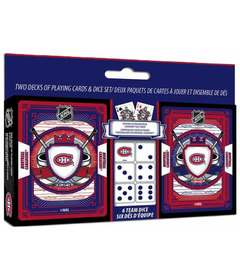 MasterPieces Montreal Canadiens Dice & Cards set