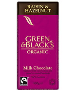 Green & Black's Organic Raisin and Hazelnut Milk Chocolate Bar