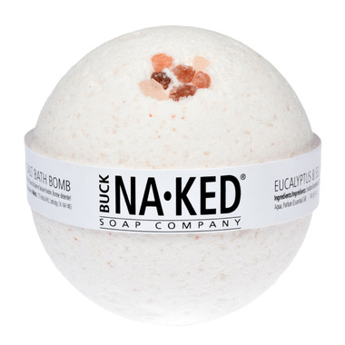 Buck Naked Soap Company Eucalyptus & Himalayan Salt Bath Bomb Buck Naked Soap Company Eucalyptus & Himalayan Salt Bath Bomb