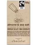 Galerie au Chocolat Almond & Sea Salt Milk Chocolate Bar