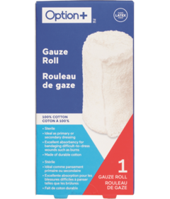 Option+ Gauze Roll 100% Cotton