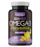 AquaOmega High DHA Chewables Lemon
