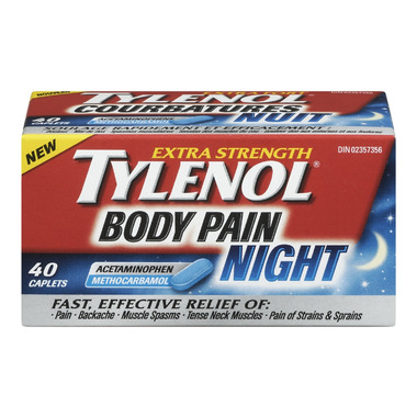 Tylenol Body Pain Extra Strength Night Caplets Tylenol Body Pain Extra Strength Night Caplets