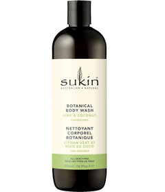 Sukin Botanical Body Wash Lime & Coconut