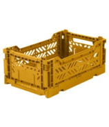 Aykasa Mini Foldable Crate Mustard