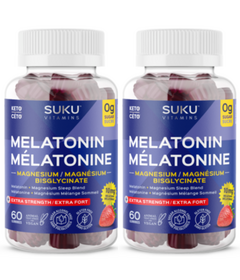 SUKU Melatonin Magnesium Extra Strength Strawberry Bundle