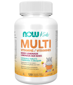 NOW Kids Multivitamin Chews Berry Lemonade