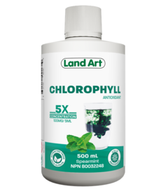 Land Art Chlorophyll Concentrated 5x Liquid Spearmint 