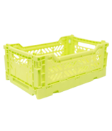 Aykasa Mini Foldable Crate Acid Yellow