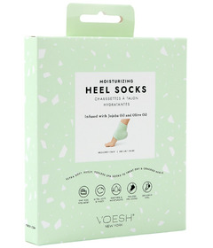 VOESH Moisturizing Heel Socks Mint