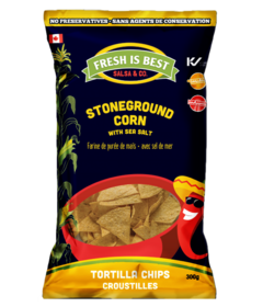 Fresh is Best Salsa & Co. Torilla Chips Stoneground Corn with Sea Salt