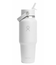 Hydro Flask Wide Mouth Flex Straw Travel Bottle White