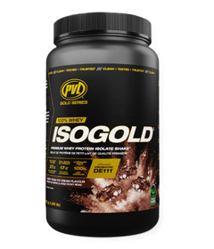 PVL Gold Series ISOGOLD Whey Protein Isolate Shake Rocky Road Ice Cream