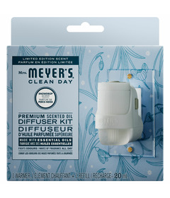 Mrs. Meyer's Plug In Scented Oil Diffuser Starter Kit Snowdrop