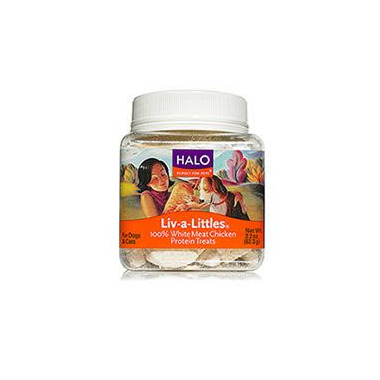 Halo Liv-a-Littles 100% White Meat Chicken Protein Treats Halo Liv-a-Littles 100% White Meat Chicken Protein Treats