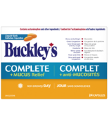 Buckley's Complete + Mucus Relief Day Gels liquides