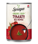 Soupe aux tomates biologiques de Sprague & Soupe aux poivrons rouges