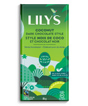 Lily's Sweets Barre de chocolat noir à la noix de coco 