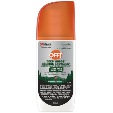 Buy Off! Deep Woods Insect Repellent Pump Spray Deet Free At Well.ca 