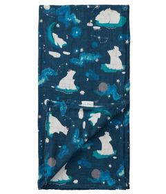 Loulou Lollipop Muslin Swaddle Stargazing Bear