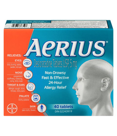 AERIUS Fast Relief Non-Drowsy Allergy Medicine