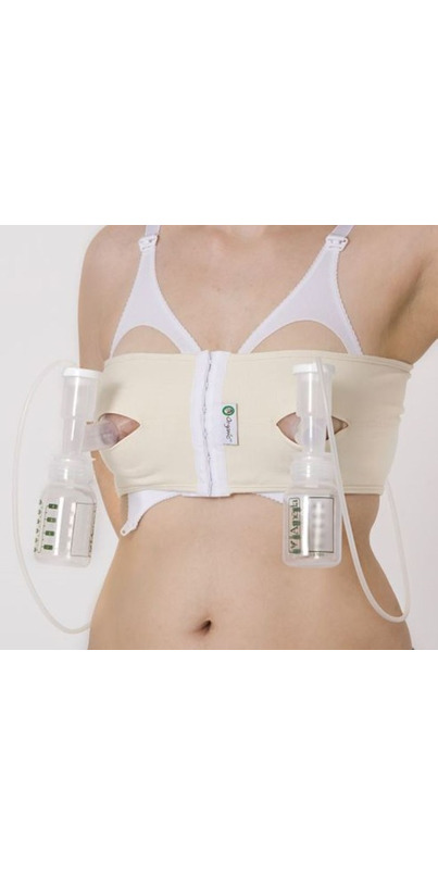 Pumpease Organic Hands free pumping bra – Toronto Breast Pump Rental