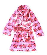 Chilli Peppers Girls Fleece Printed Robe Pig